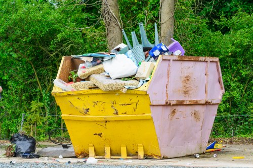 Professional team conducting house clearance in Docklands